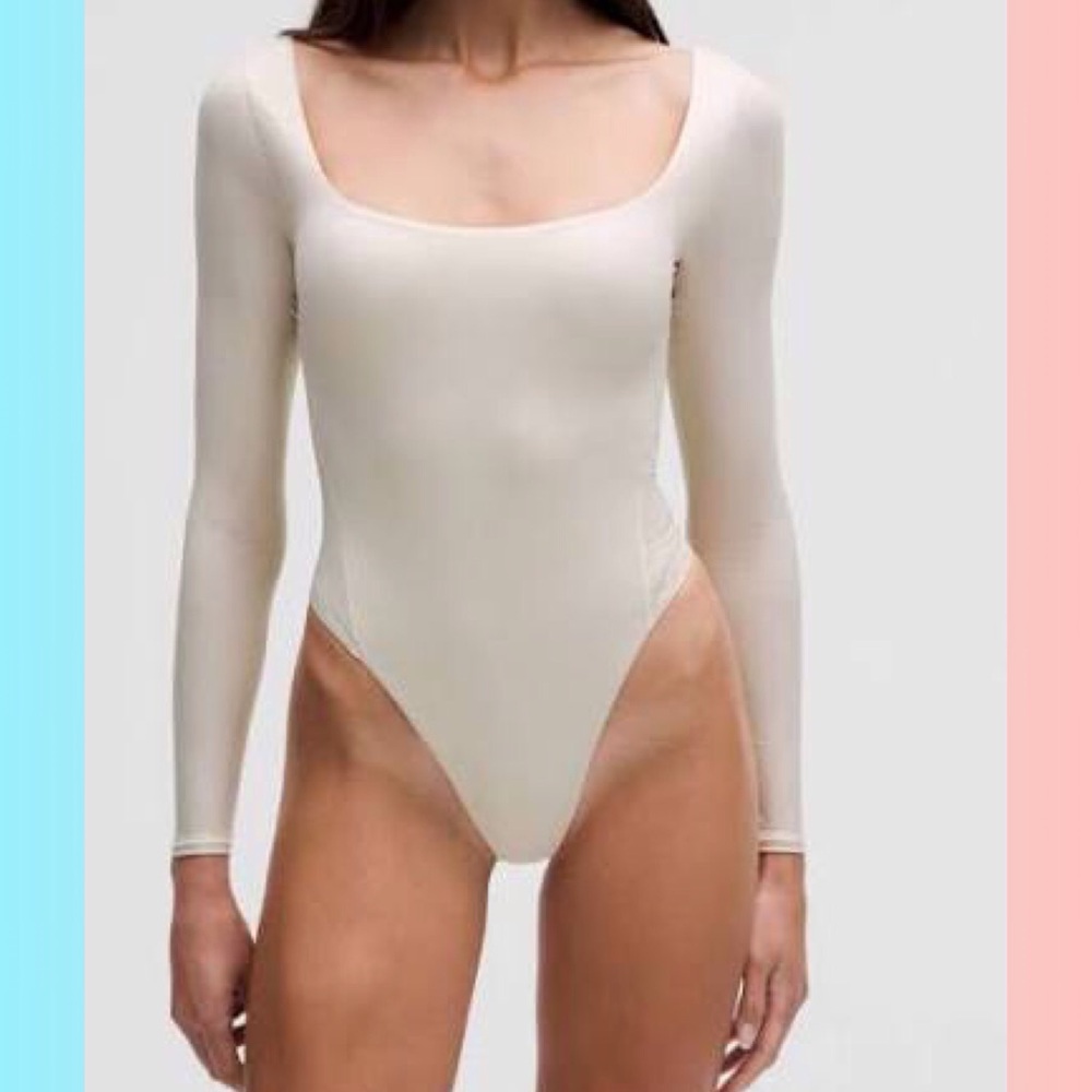 Lululemon Athletica Cream Bodysuit